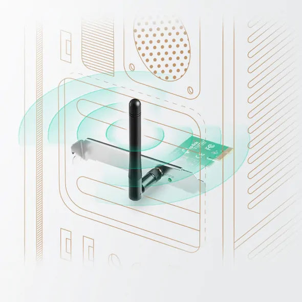 TP-LINK Adaptateur PCI Express WiFi N 150Mbps – TL-WN781ND