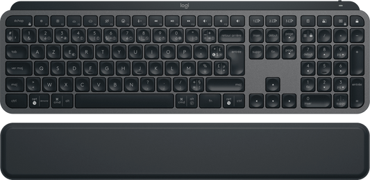 Clavier sans fil Logitech MX Keys Plus avec repose-poignets - AZERTY
