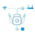 TP-LINK Caméra de sécurité WiFi Extérieur