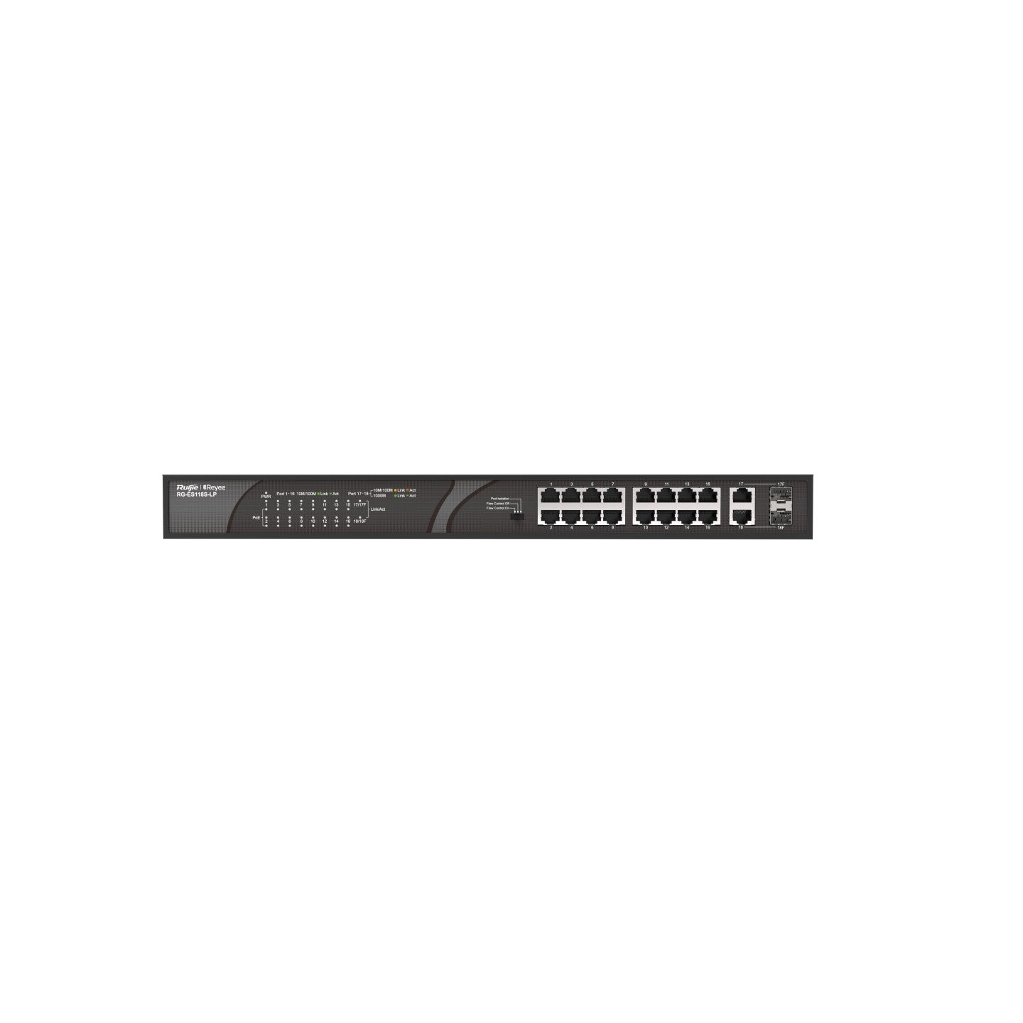 Switch non Géré 1000M de 18 Ports RJ45 PoE
