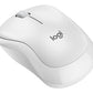 Logitech Souris sans fil Bluetooth M240 SILENT- Blanche