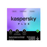 Kaspersky Plus (équivalent à Internet Security) – 5 Postes / 1 an (KL10428BEFS-SLIMMAG)