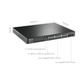 Switch administrable JetStream 24 ports PoE+ Gigabit et 4 ports 10GE SFP+ L2+