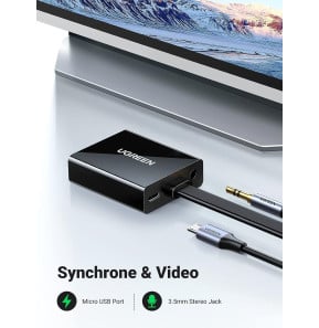 Adaptateur Ugreen HDMI vers VGA avec audio 40248