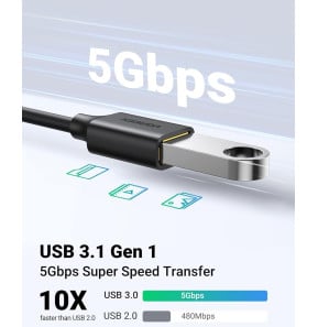Câble Ugreen USB-C Male vers USB 3.0 A Female 30701