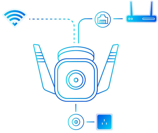 TP-LINK Caméra de sécurité WiFi Extérieur