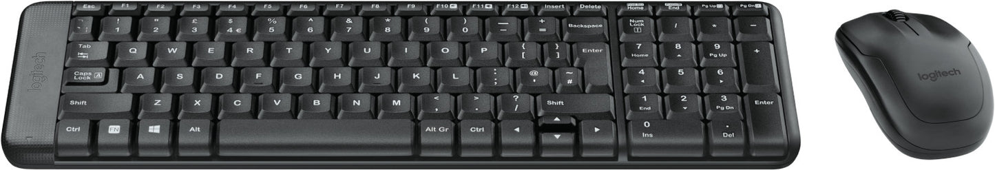 Clavier et souris sans fil Logitech MK220 - AZERTY