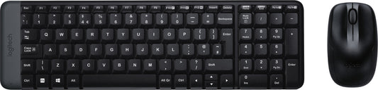 Clavier et souris sans fil Logitech MK220 - AZERTY