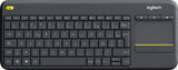Clavier sans fil avec pavé tactile intégré Logitech K400 Plus (AZERTY, Français)