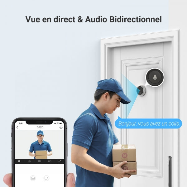 Ezviz Sonnette à judas sans fil