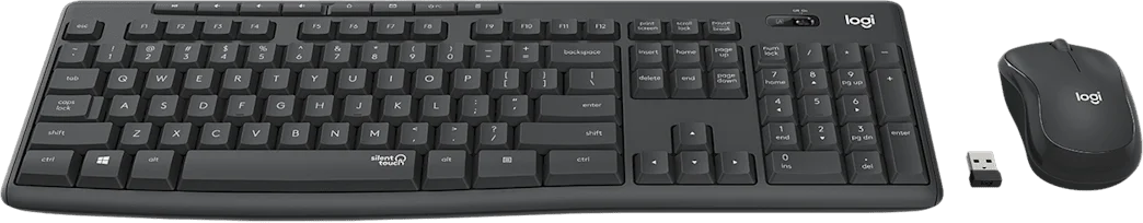 Ensemble clavier et souris sans fil Logitech MK295 Silent - AZERTY