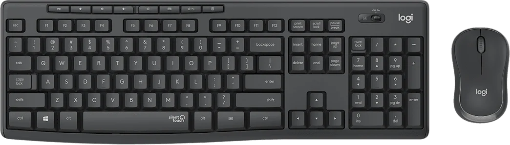 Ensemble clavier et souris sans fil Logitech MK295 Silent - AZERTY