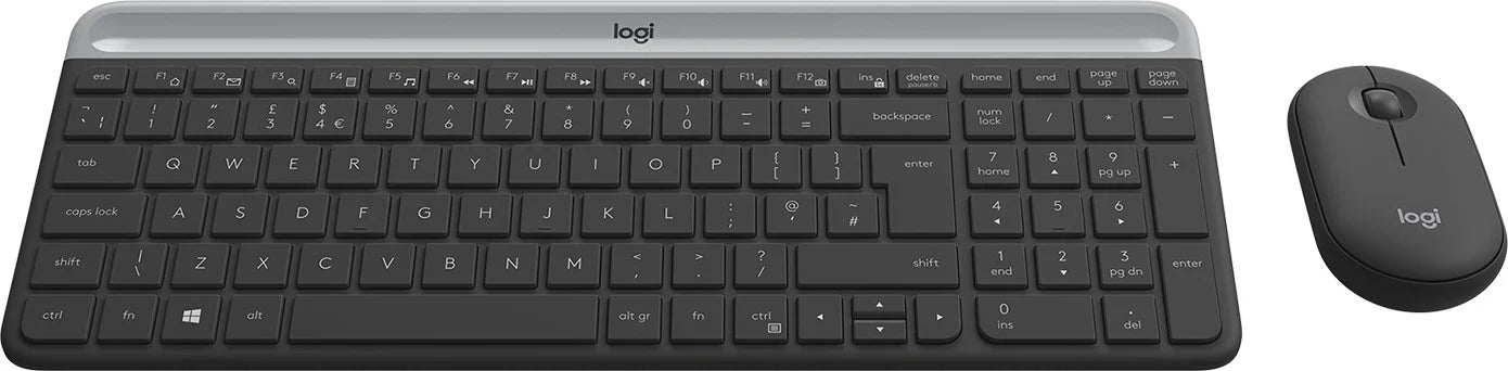Ensemble clavier et souris sans fil ultra-fin Logitech MK470 AZERTY