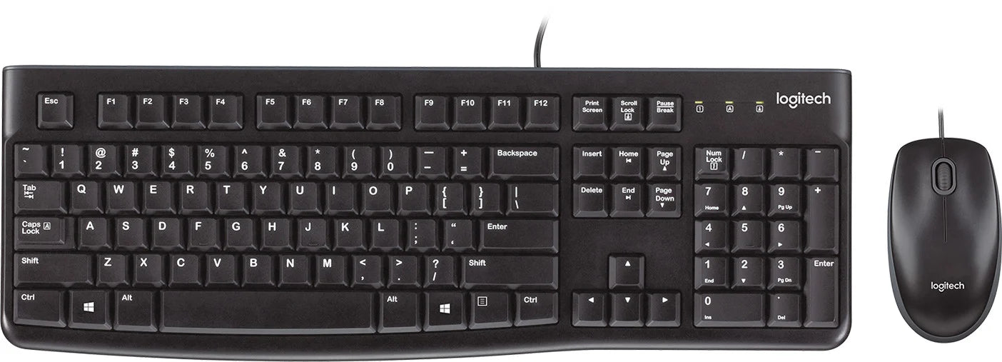 Logitech Desktop MK120 - Ensemble souris + clavier (AZERTY Français)
