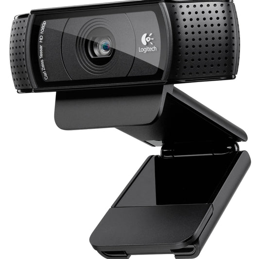Webcam Logitech HD Pro C920 Refresh - Full HD 1080p avec deux microphones intégrés