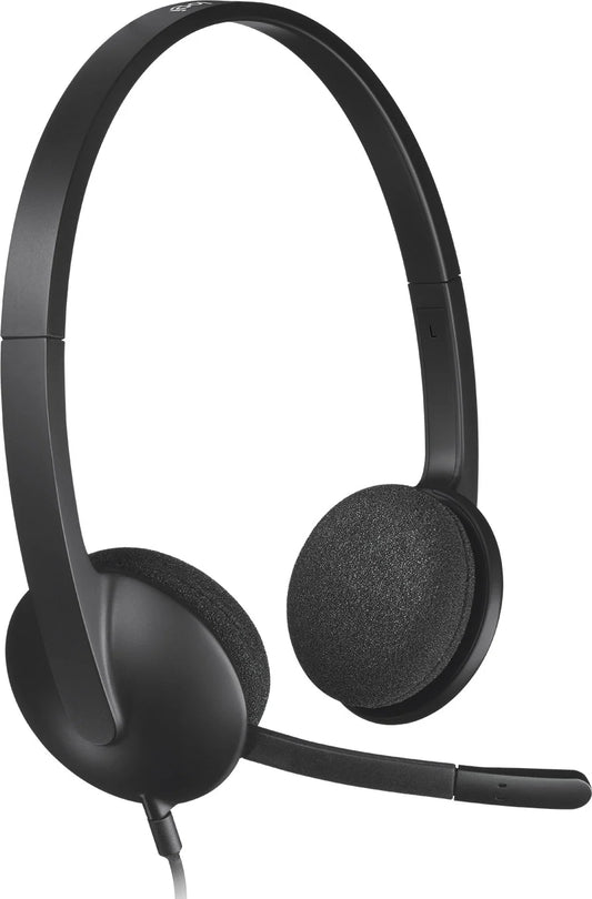 Casque Logitech H340 pour PC avec microphone anti-parasite - USB