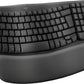 Logitech Wave Keys clavier RF sans fil + Bluetooth AZERTY Français Graphite