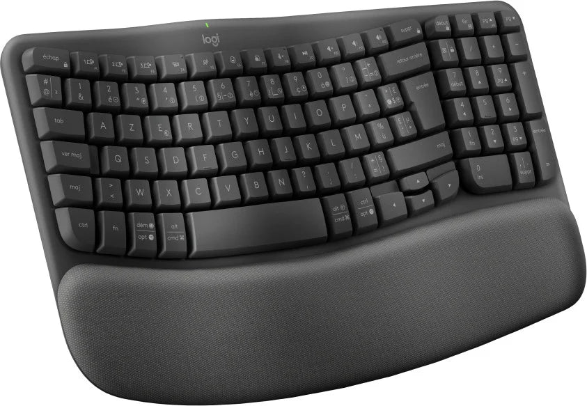 Logitech Wave Keys clavier RF sans fil + Bluetooth AZERTY Français Graphite
