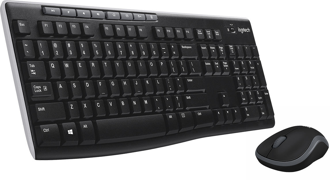 Logitech Wireless Desktop MK270 - Ensemble sans fil souris + clavier (AZERTY Français)