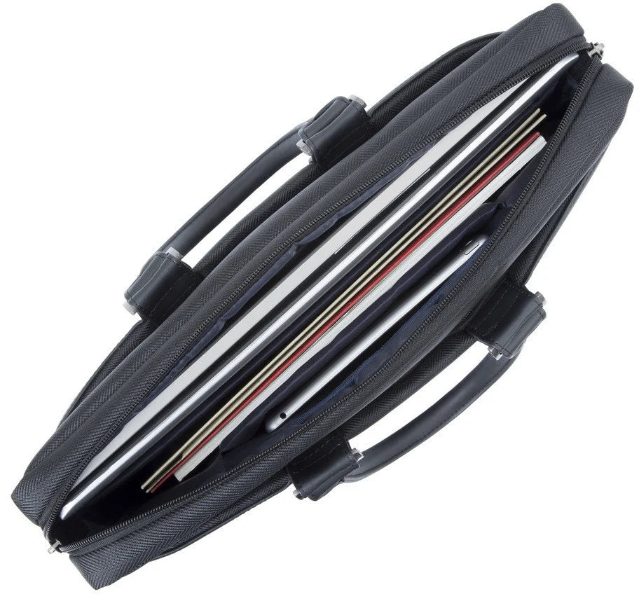 Sacoche Rivacase noire Narita 8135 pour ordinateurs portables 15,6"