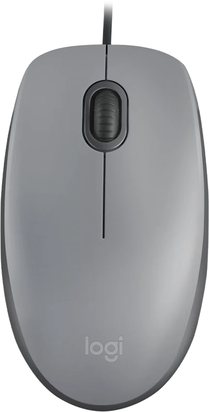Souris filaire Logitech M110 Silent – Gris